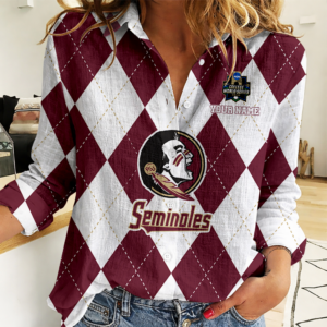 Limited Edition – Customized NCAA Florida State Seminoles Women Casual Shirt For Fan