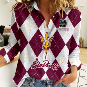 Limited Edition – Customized NCAA Arizona State Sun Devils Women Casual Shirt For Fan