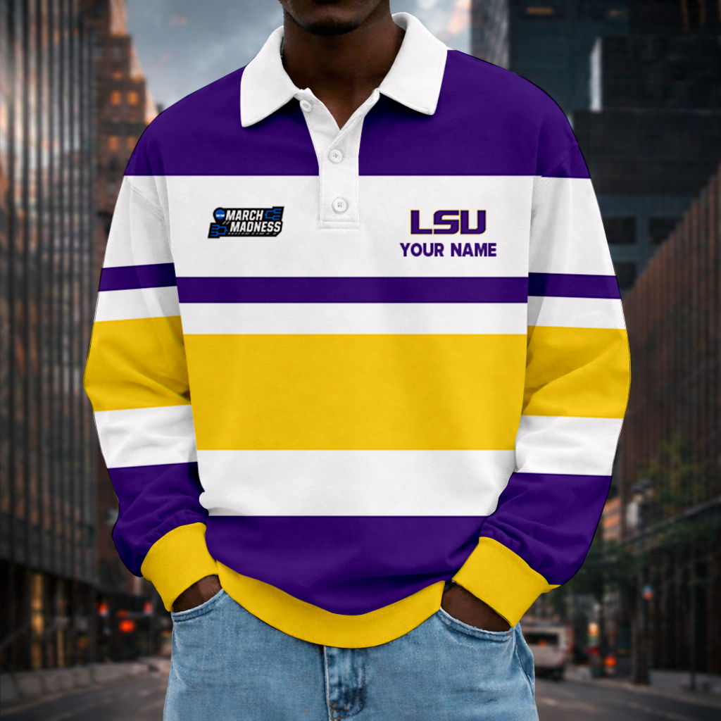 Limited Edition – Customized NCAA Lsu Tigers Unisex Long Sleeve Polo Shirt