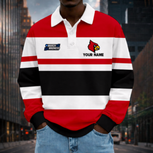 Limited Edition – Customized NCAA Louisville Cardinals Unisex Long Sleeve Polo Shirt