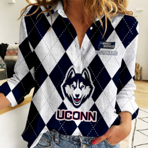 Limited Edition – Customized NCAA UConn Huskies Women Casual Shirt For Fan