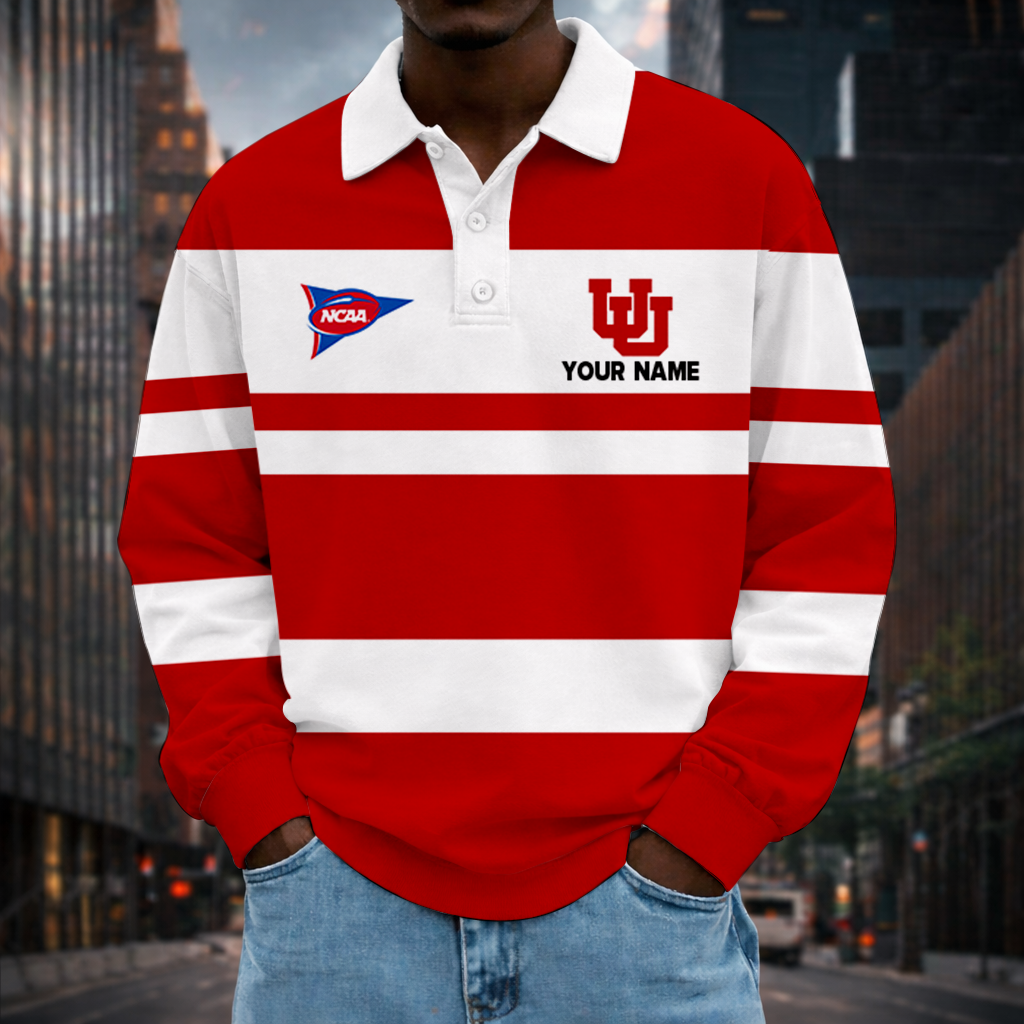 Limited Edition – Customized NCAA Utah Utes Unisex Long Sleeve Polo Shirt