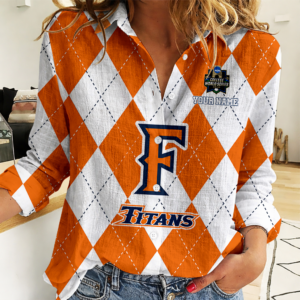 Limited Edition – Customized NCAA Cal State Fullerton Titans Women Casual Shirt For Fan