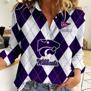 Limited Edition – Customized NCAA Kansas State Wildcats Women Casual Shirt For Fan