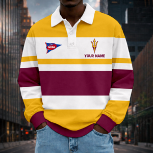 Limited Edition – Customized NCAA Arizona State Sun Devils Unisex Long Sleeve Polo Shirt