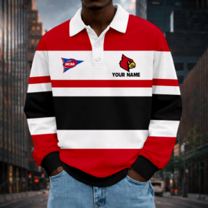 Limited Edition – Customized NCAA Louisville Cardinals Unisex Long Sleeve Polo Shirt