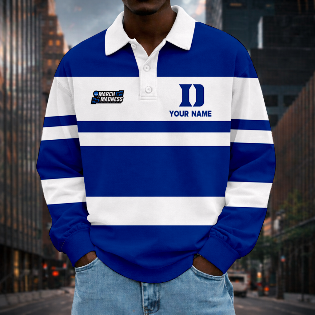 Limited Edition – Customized NCAA Duke Blue Devils Unisex Long Sleeve Polo Shirt