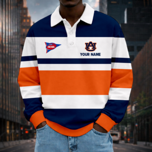 Limited Edition – Customized NCAA Auburn Tigers Unisex Long Sleeve Polo Shirt