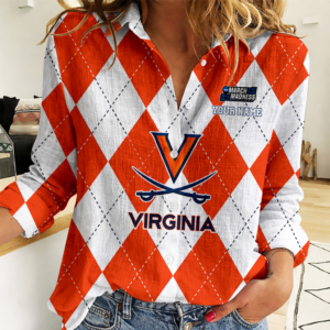 Limited Edition – Customized NCAA Virginia Cavaliers Women Casual Shirt For Fan