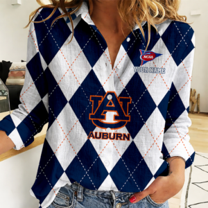 Limited Edition – Customized NCAA Auburn Tigers Women Casual Shirt For Fan