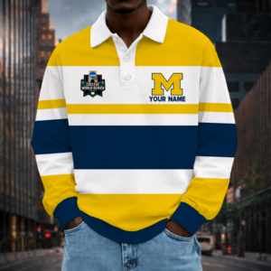 Limited Edition – Customized NCAA Michigan Wolverines Unisex Long Sleeve Polo Shirt