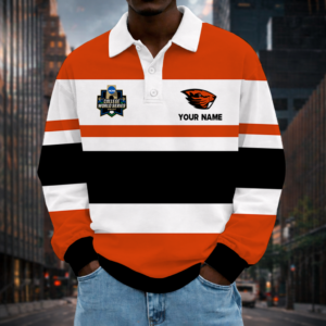 Limited Edition – Customized NCAA Oregon State Beavers Unisex Long Sleeve Polo Shirt