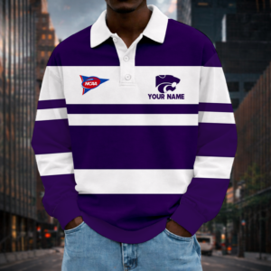 Limited Edition – Customized NCAA Kansas State Wildcats Unisex Long Sleeve Polo Shirt
