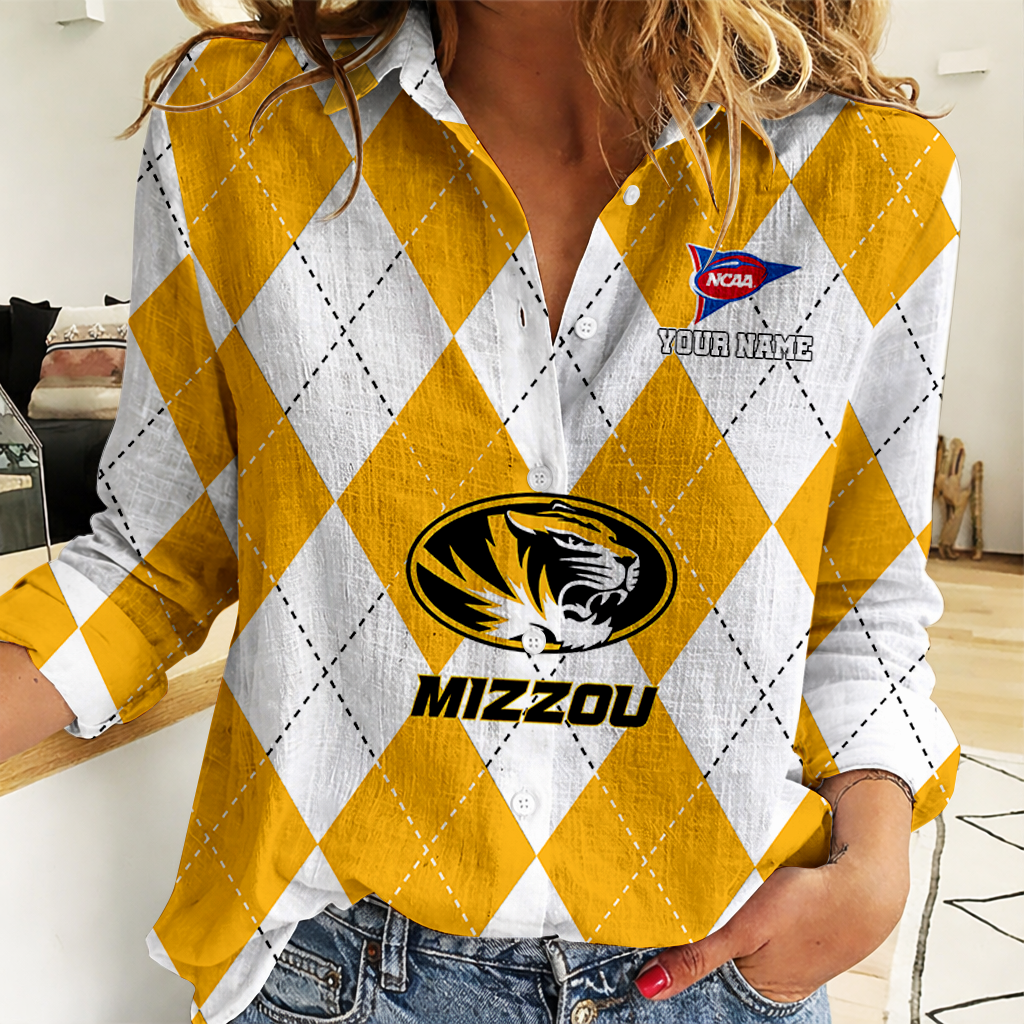 Limited Edition – Customized NCAA Missouri Tigers Women Casual Shirt For Fan