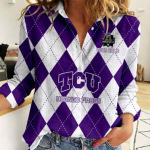 Limited Edition – Customized NCAA Tcu Horned Frogs Women Casual Shirt For Fan