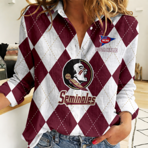 Limited Edition – Customized NCAA Florida State Seminoles Women Casual Shirt For Fan
