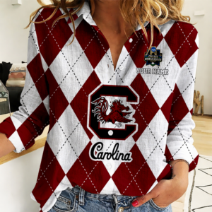 Limited Edition – Customized NCAA South Carolina Gamecocks Women Casual Shirt For Fan