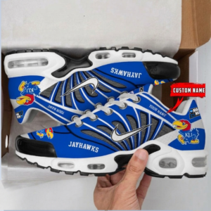 Limited Edition – Customized NCAA Kansas Jayhawks Unisex Air Max Plus Sneakers