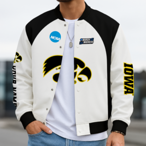 Limited Edition – Customized NCAA Iowa Hawkeyes Baseball Jacket, Varsity Jacket