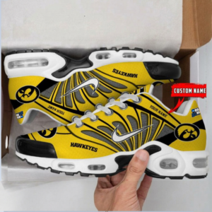 Limited Edition – Customized NCAA Iowa Hawkeyes Unisex Air Max Plus Sneakers
