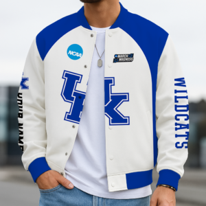Limited Edition – Customized NCAA Kentucky Wildcats Baseball Jacket, Varsity Jacket