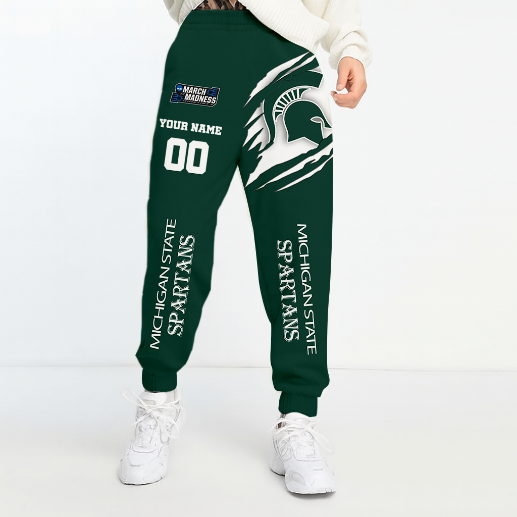 Limited Edition – Customized NCAA Michigan State Spartans Unisex Long Pants