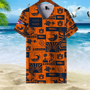 Limited Edition – Customized NCAA Auburn Tigers V-Neck Female Shirt