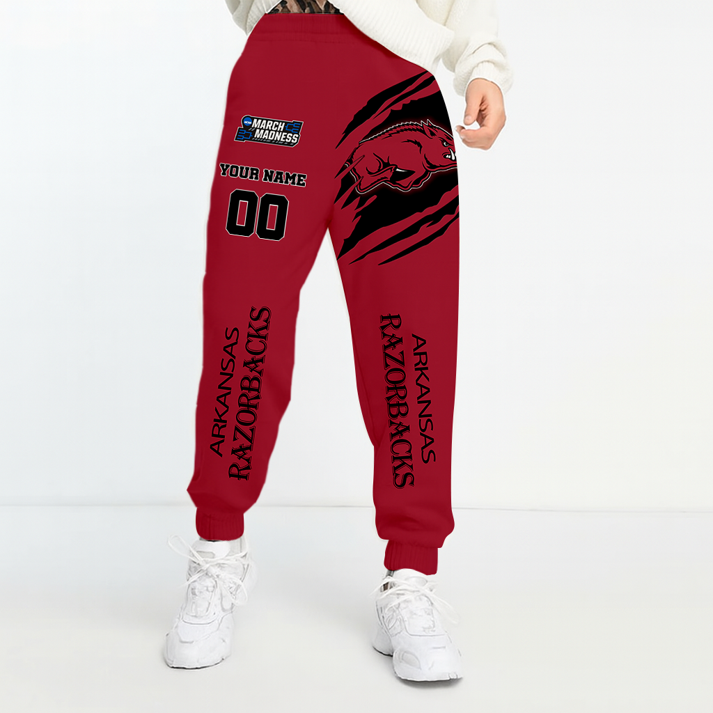 Limited Edition – Customized NCAA Arkansas Razorbacks Unisex Long Pants