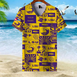 Limited Edition – Customized NCAA Lsu Tigers V-Neck Female Shirt