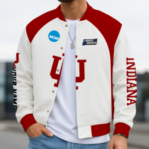 Limited Edition – Customized NCAA Indiana Hoosiers Baseball Jacket, Varsity Jacket
