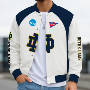 Limited Edition – Customized NCAA Notre Dame Fighting Irish Baseball Jacket, Varsity Jacket