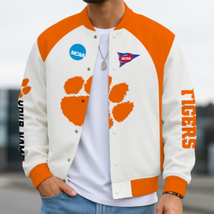 Limited Edition – Customized NCAA Clemson Tigers Baseball Jacket, Varsity Jacket