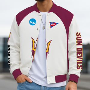 Limited Edition – Customized NCAA Arizona State Sun Devils Baseball Jacket, Varsity Jacket