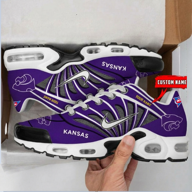 Limited Edition – Customized NCAA Kansas State Wildcats Unisex Air Max Plus Sneakers