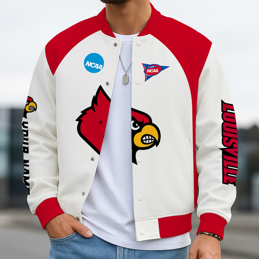 Limited Edition – Customized NCAA Louisville Cardinals Baseball Jacket, Varsity Jacket