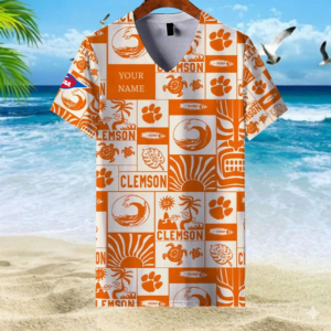 Limited Edition – Customized NCAA Clemson Tigers V-Neck Female Shirt