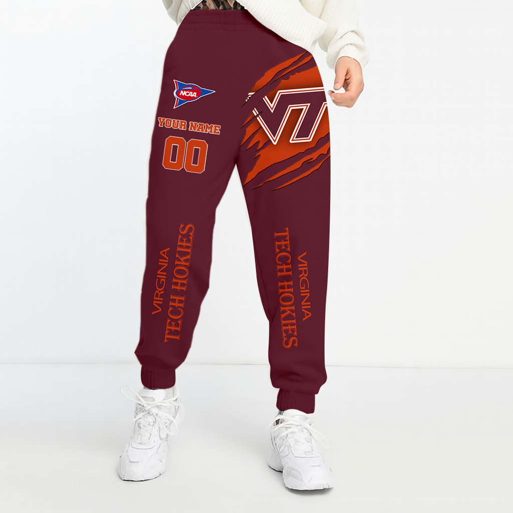 Limited Edition – Customized NCAA Virginia Tech Hokies Illini Unisex Long Pants
