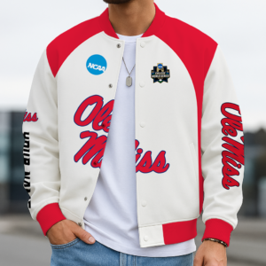 Limited Edition – Customized NCAA Ole Miss Rebels Baseball Jacket, Varsity Jacket