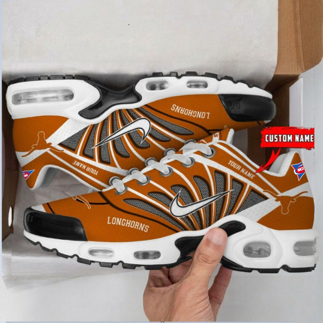 Limited Edition – Customized NCAA Texas Longhorns Unisex Air Max Plus Sneakers