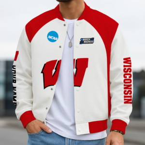 Limited Edition – Customized NCAA Wisconsin Badgers Baseball Jacket, Varsity Jacket