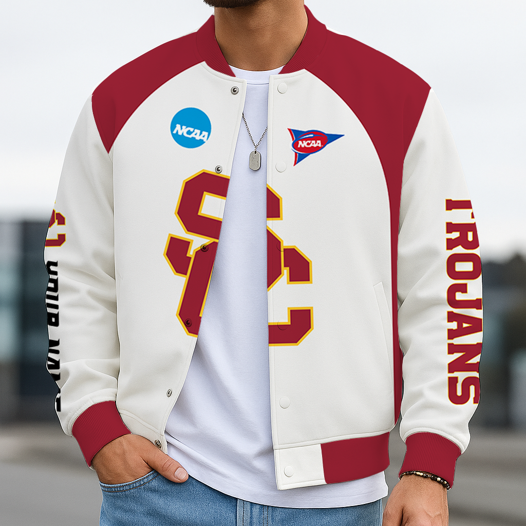 Limited Edition – Customized NCAA Usc Trojans Baseball Jacket, Varsity Jacket