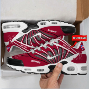Limited Edition – Customized NCAA Alabama Crimson Tide Unisex Air Max Plus Sneakers