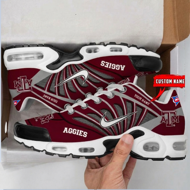 Limited Edition – Customized NCAA Texas A&M Aggies Unisex Air Max Plus Sneakers