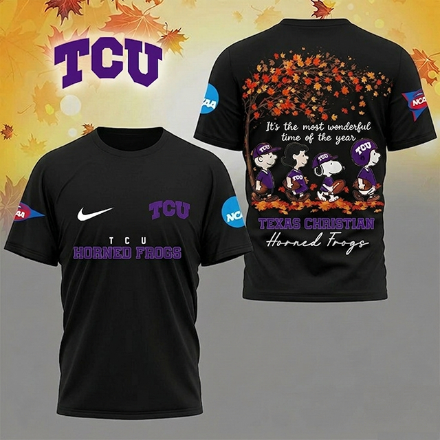 Limited Edition – Customized NCAA Tcu Horned Frogs T-Shirt - Image 2