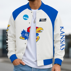 Limited Edition – Customized NCAA Kansas Jayhawks Baseball Jacket, Varsity Jacket