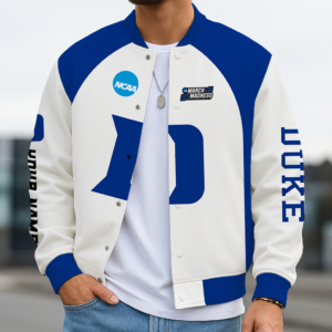 Limited Edition – Customized NCAA Duke Blue Devils Baseball Jacket, Varsity Jacket