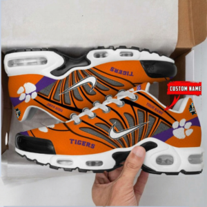 Limited Edition – Customized NCAA Clemson Tigers Unisex Air Max Plus Sneakers