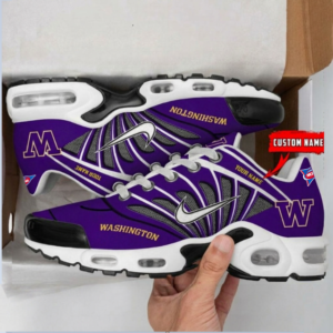 Limited Edition – Customized NCAA Washington Huskies Unisex Air Max Plus Sneakers