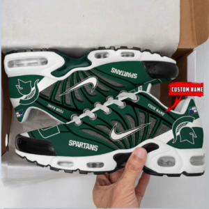 Limited Edition – Customized NCAA Michigan State Spartans Unisex Air Max Plus Sneakers