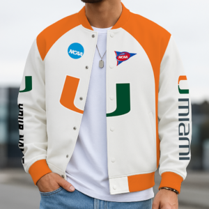 Limited Edition – Customized NCAA Miami Hurricanes Baseball Jacket, Varsity Jacket
